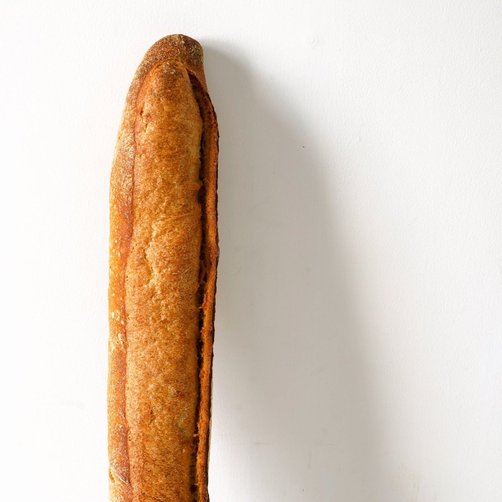 Image of half a baguette bread stick