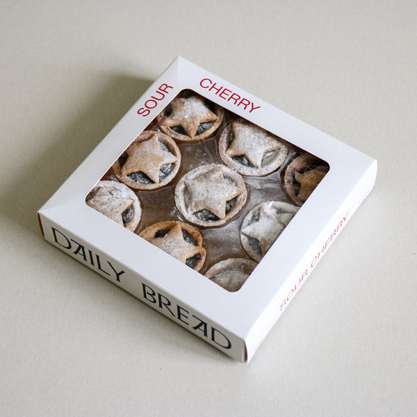 Sour cherry fruit mince pies