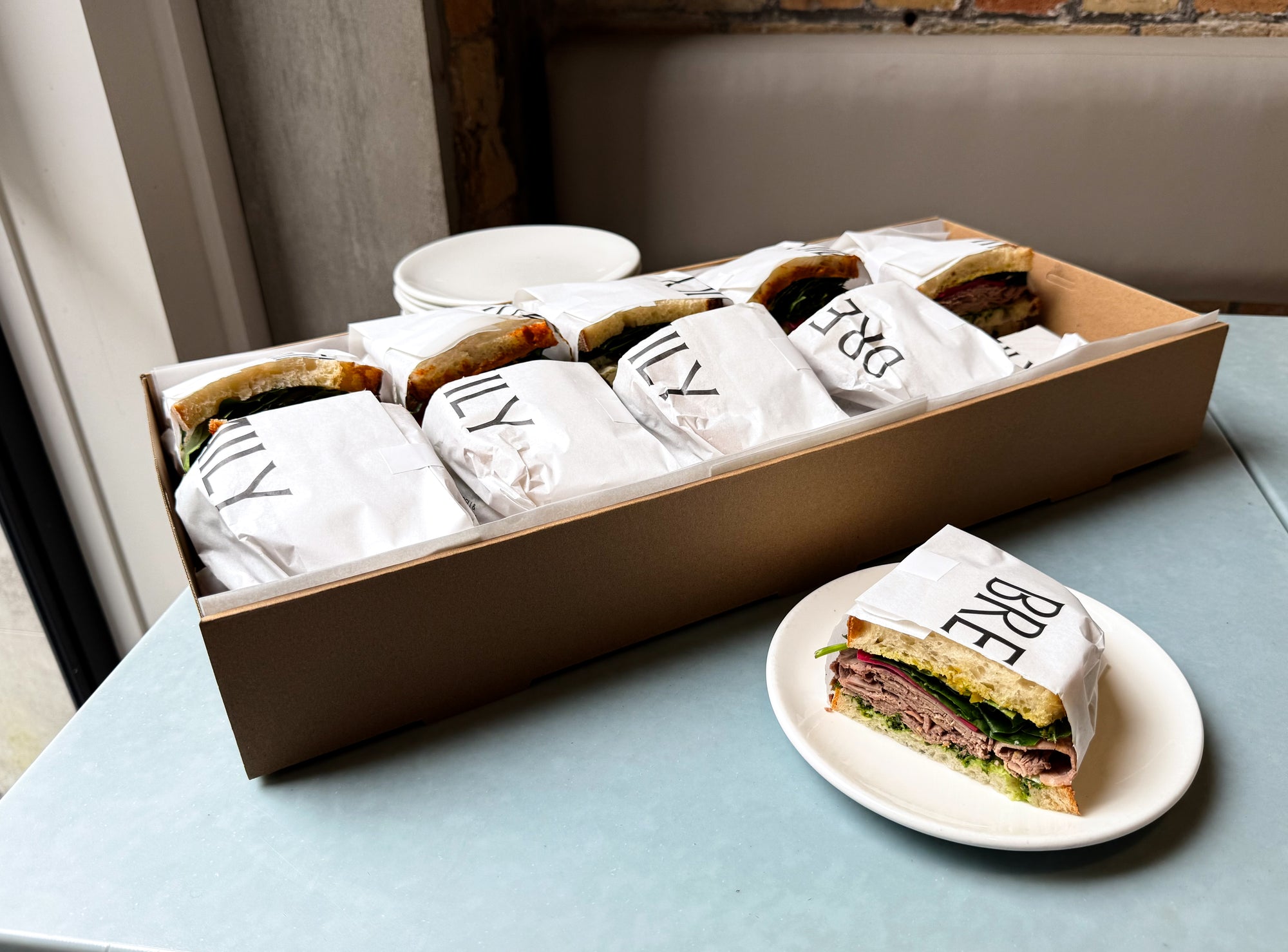 Mixed sourdough sandwich box