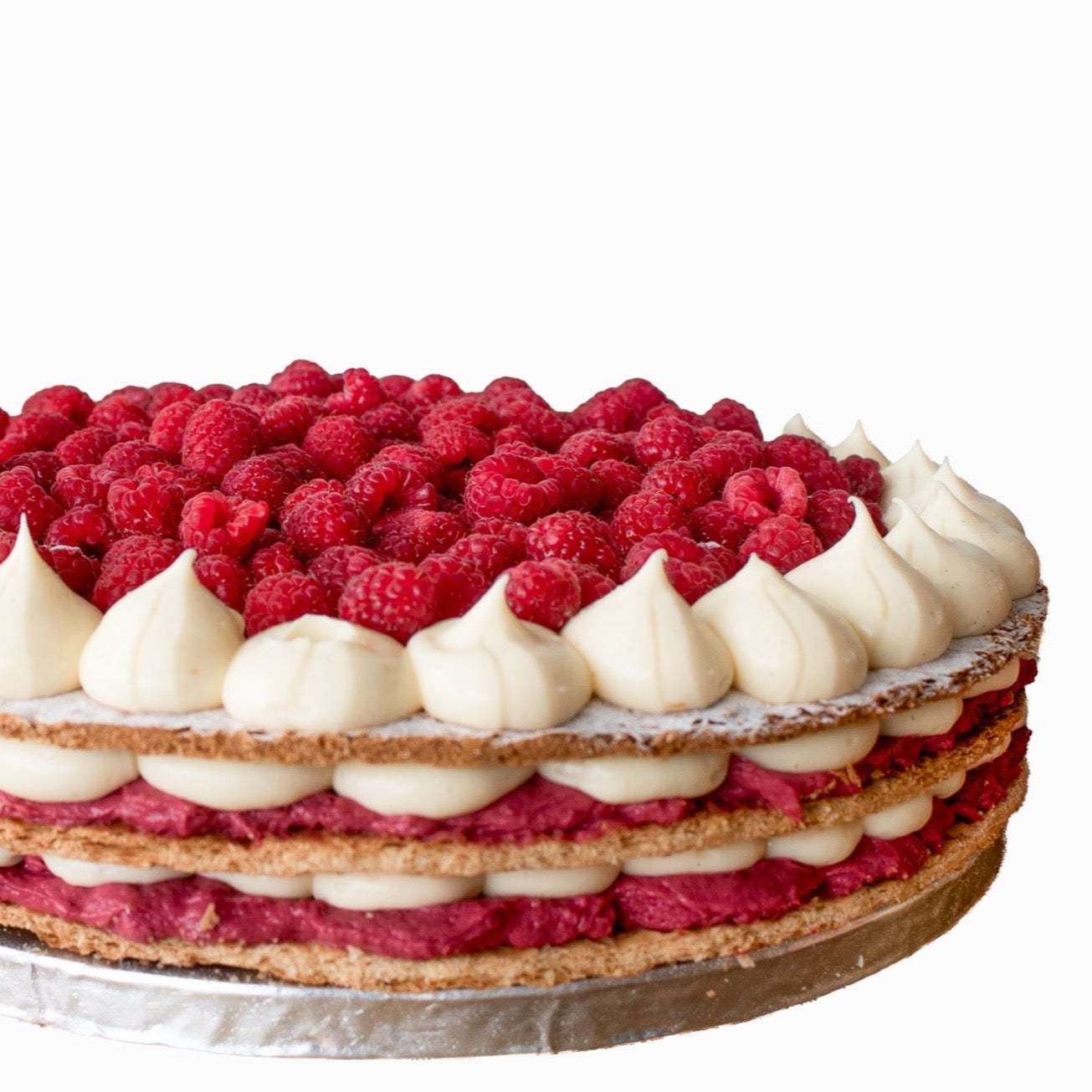 Raspberry mille-feuille cake (16 inch)